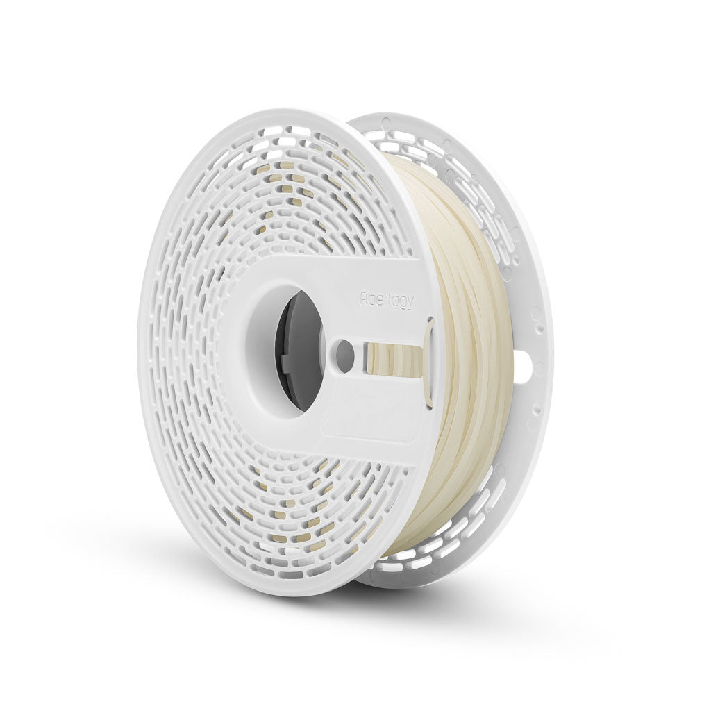 FIBERLOGY NYLON PA12GF15 3D printing filament spool side view