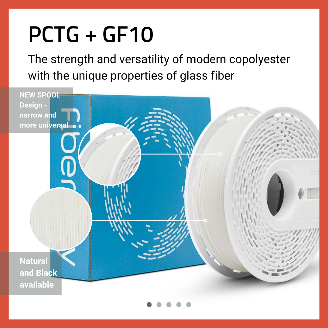 PCTG+GF10 Informational picture of spool and product details
