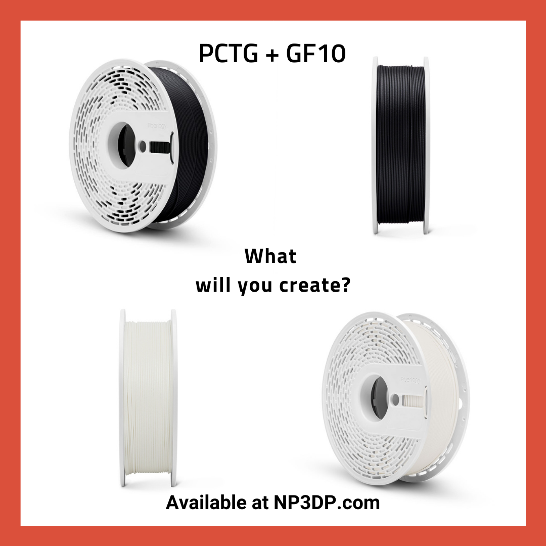 PCTG+GF10 Informational picture of spool colors and product details