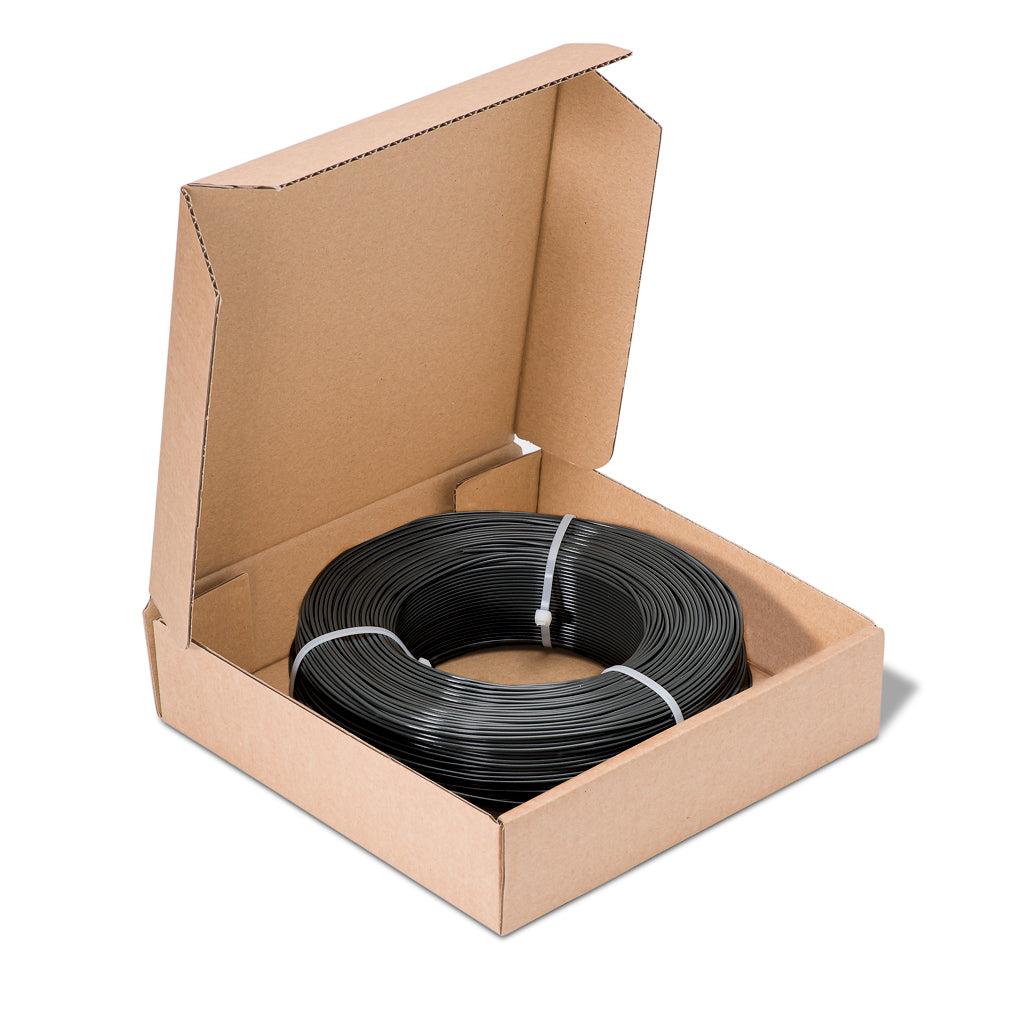 Fiberlogy R ABS REFILL Filament - 100% Recycled Durable 3D Printing Material, Curable, 1.75mm, 0.75kg