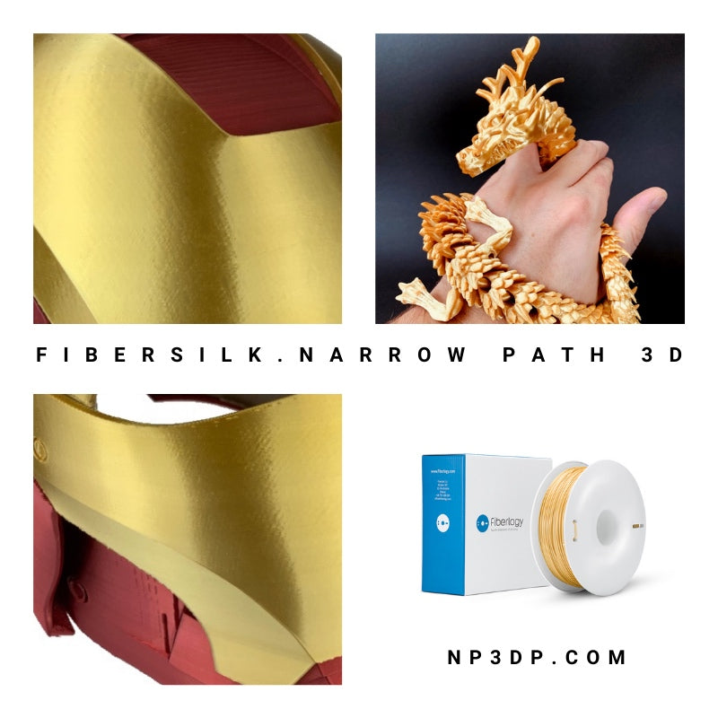 FIBERLOGY FIBERSILK Filament - 18 Striking Colors for Artistic, Special and Functional Prints 1.75mm, 0.85kg (1.87lbs)