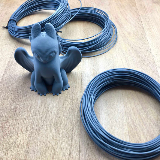 Fiberlogy HIPS Samples with Test Print Graphite