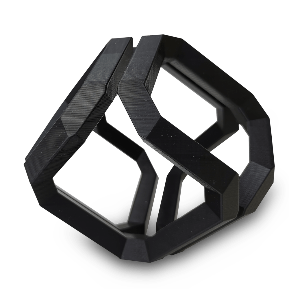 Fiberlogy R Nylon Anthracite Sample Size 15-25g - NEW! 100% Recycled Nylon Safe and Durable Print Material, 1.75mm