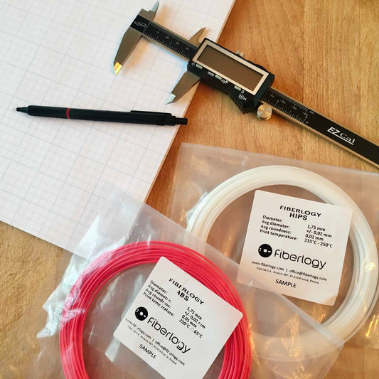 Fiberlogy ABS 3D Printer Filament Samples