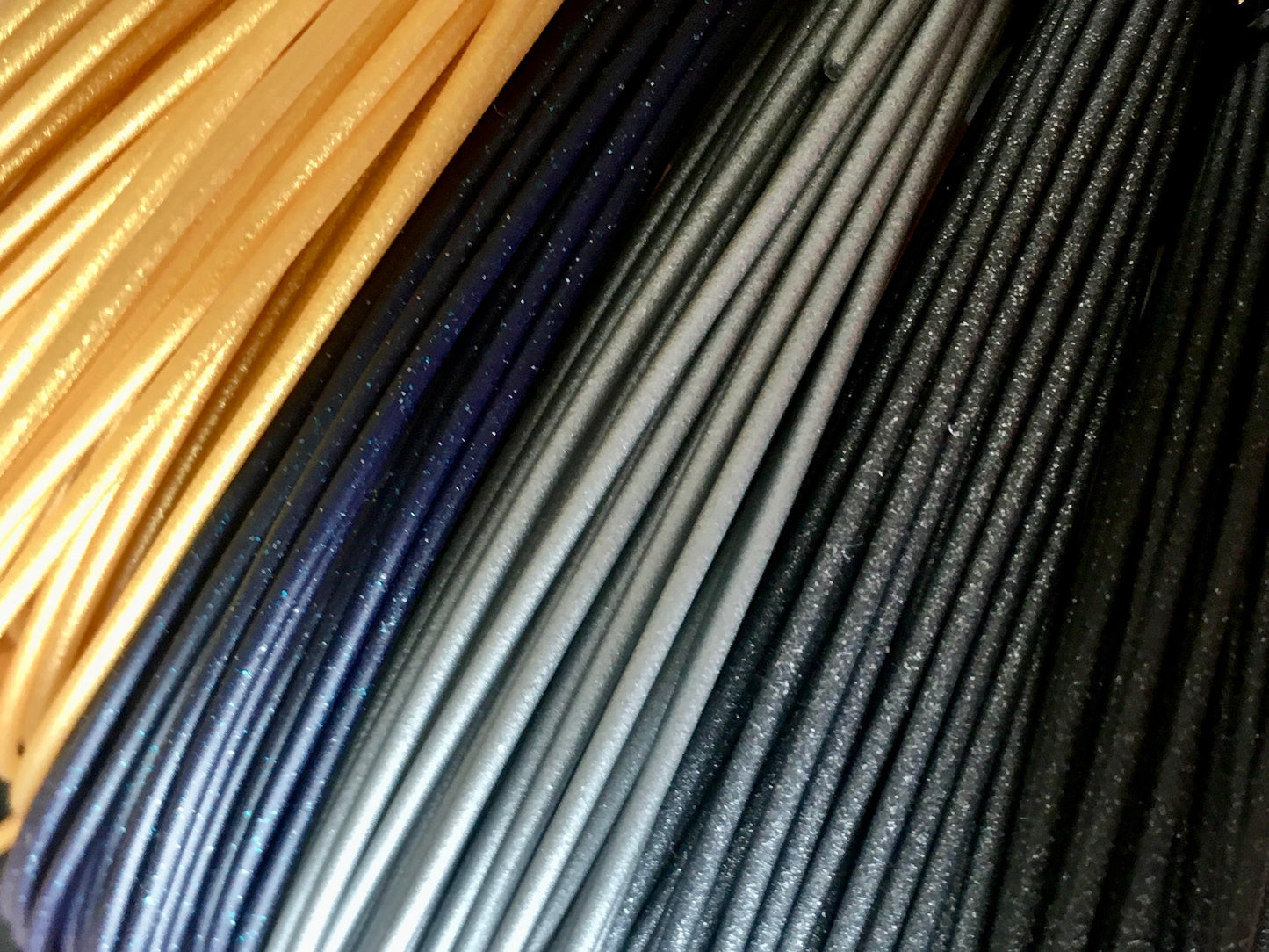 Fiberlogy EASY PLA 3D Printer Filament Samples 5 Special Colors Zoom