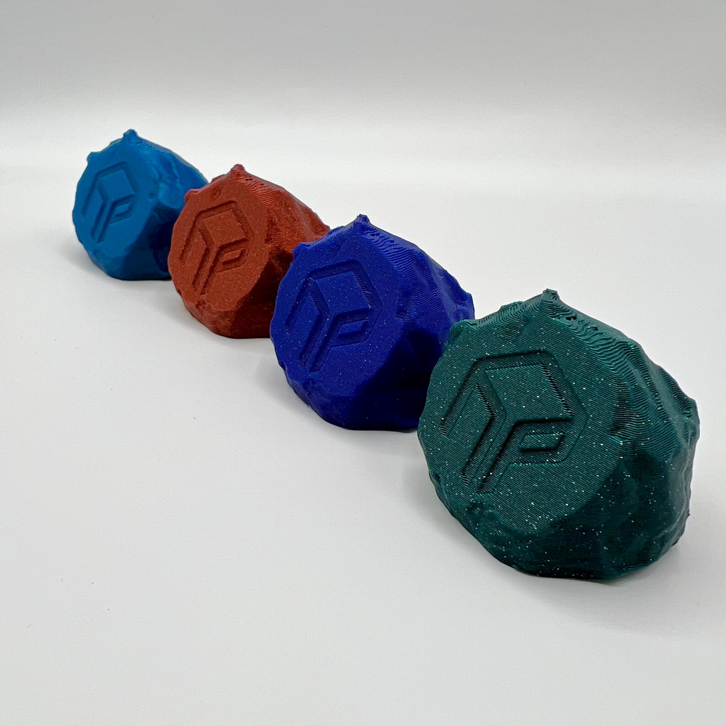 FIBERLOGY "Gemstone Special Colors" EASY PLA Filament Variety Sample Pack - Premium 3D Printing Materials 4X Pcs.