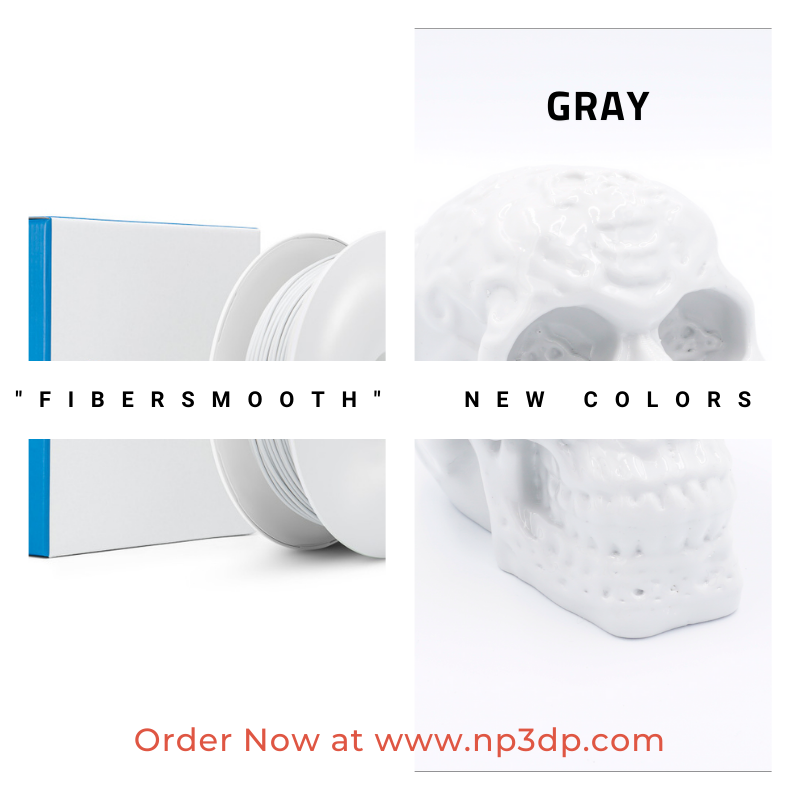 New Fiberlogy FiberSmooth Filament Sample size (25-45g) - Professional Easy to Smooth PVB 3D Printing Material 1.75mm
