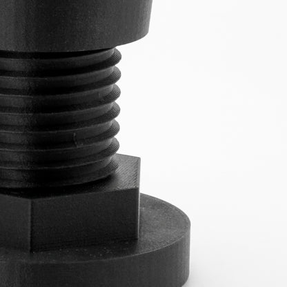 FIBERLOGY PLA+CF Sample Size 18-30g - Precise durable carbon fiber PLA 3D printing filament, 1.75mm