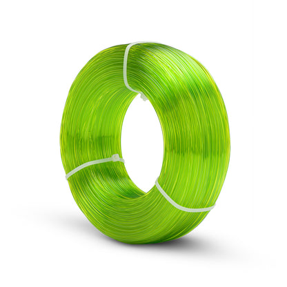 3/4 spool view - Transparent Light Green (REFILL)