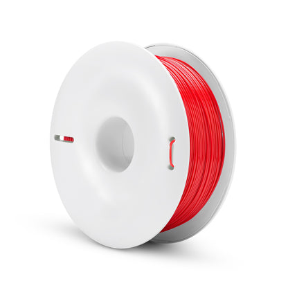 Fiberlogy ABS PLUS 3D printing filament spool red