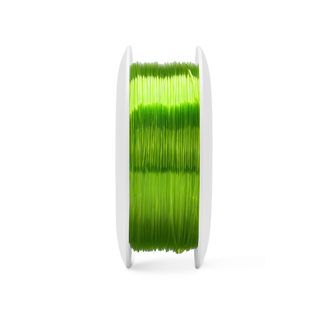 Fiberlogy EASY PET-G 3D printing filament spool TR Light Green