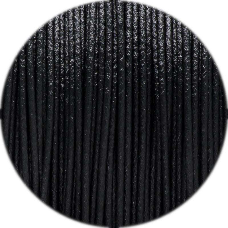 Fiberlogy PA12+CF15 Black Color Close up