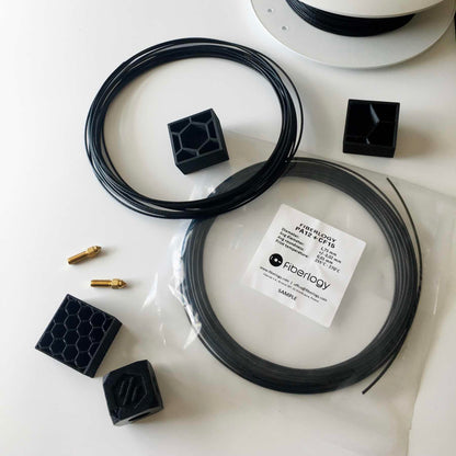 Fiberlogy 3D Printing Filament Samples Nylon PA12+CF15