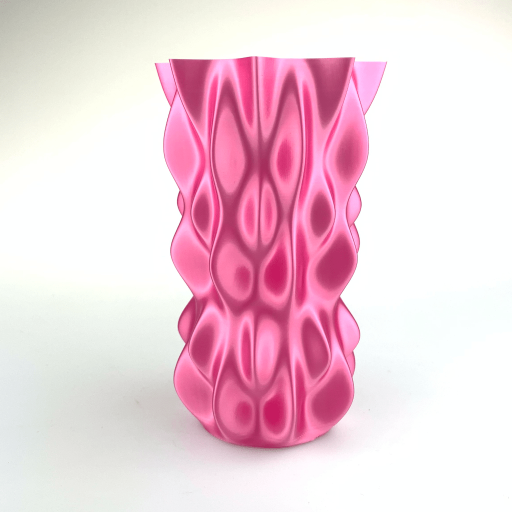 Fiberlogy-FiberSilk-Metallic-Pink-Printed-Vase