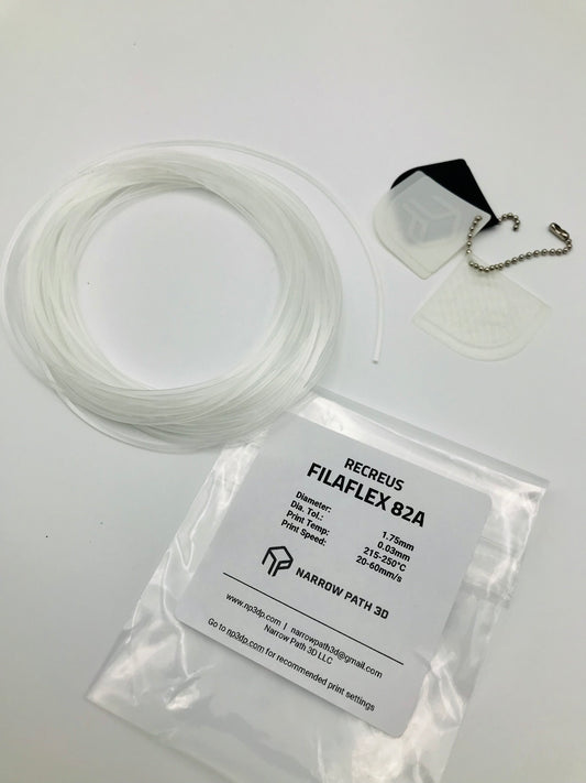 FILAFLEX 82A Sample Size 25g, Original Elastic Flexible TPU 3D Printing Material US, 1.75mm