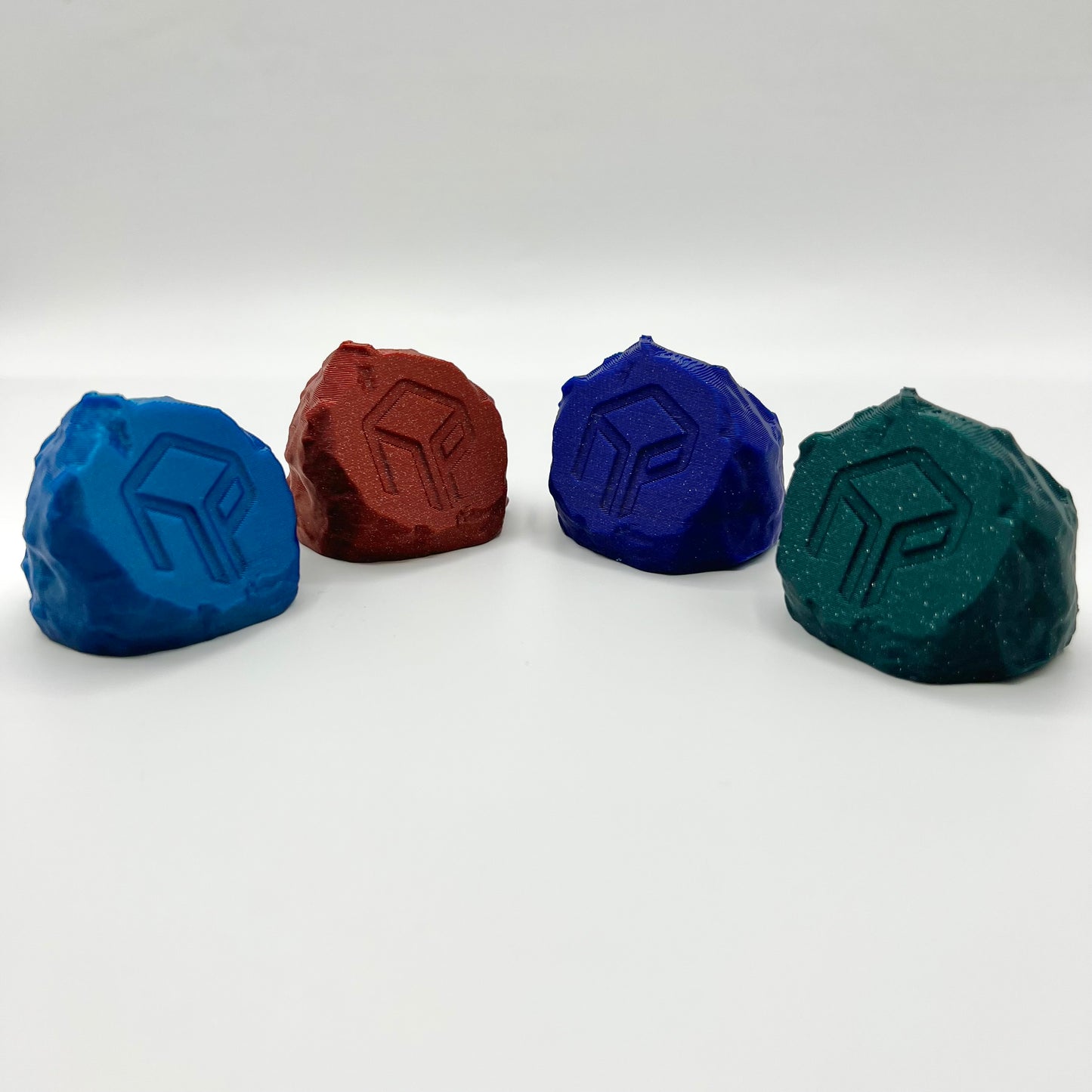 FIBERLOGY "Gemstone Special Colors" EASY PLA Filament Variety Sample Pack - Premium 3D Printing Materials 4X Pcs.