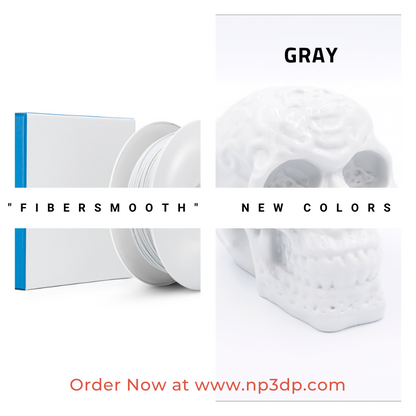 Fiberlogy FiberSmooth Filament Sample size (25-45g) - Professional Easy to Smooth PVB 3D Printing Material 1.75mm